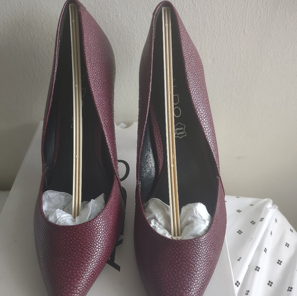 Aldo heels size 7 genuine Leather - Picture 4 of 6